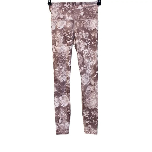 ATHLETA Elation Printed Tight Antoinette Velvety Pink Size XS Yoga Exercise - Picture 4 of 11